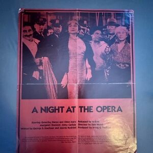 A Night at the Opera Movie Poster